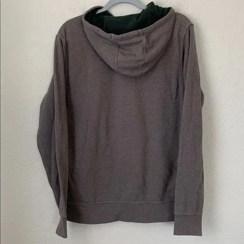The North Face Men's Gray Hoodie Pockets Size M